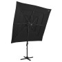 4-level umbrella with black aluminum pole 250x250 cm by vidaXL, Umbrellas - Ref: Foro24-313826, Price: 193,33 €, Discount: %