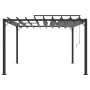 Gazebo with anthracite fabric and aluminum slatted roof 3x3 m by vidaXL, Tents and gazebos - Ref: Foro24-313926, Price: 653,0...