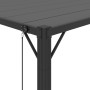 Gazebo with anthracite fabric and aluminum slatted roof 3x3 m by vidaXL, Tents and gazebos - Ref: Foro24-313926, Price: 653,0...