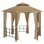 Gazebo with taupe gray side walls 3.1x2.7 m by vidaXL, Tents and gazebos - Ref: Foro24-313932, Price: 275,72 €, Discount: %