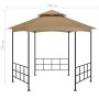 Pavillon mit taupegrauen Seitenwänden 3,1x2,7 m von vidaXL, Zelte und Pavillons - Ref: Foro24-313932, Preis: 275,72 €, Rabatt: %