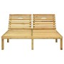 Tumbona doble de madera de pino impregnada verde de vidaXL, Tumbonas - Ref: Foro24-315398, Precio: 140,34 €, Descuento: %