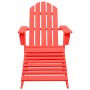 Adirondack garden chair with ottoman solid red spruce wood by vidaXL, Garden chairs - Ref: Foro24-315863, Price: 94,33 €, Dis...