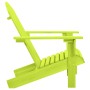 Silla de jardín Adirondack madera maciza de abeto verde de vidaXL, Sillas de jardín - Ref: Foro24-315876, Precio: 95,82 €, De...