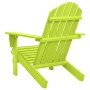 Silla de jardín Adirondack madera maciza de abeto verde de vidaXL, Sillas de jardín - Ref: Foro24-315876, Precio: 95,82 €, De...