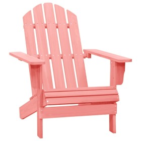 Adirondack garden chair solid pink spruce wood by vidaXL, Garden chairs - Ref: Foro24-315877, Price: 104,46 €, Discount: %