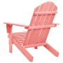 Adirondack garden chair solid pink spruce wood by vidaXL, Garden chairs - Ref: Foro24-315877, Price: 104,99 €, Discount: %