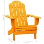 Adirondack Garden Chair Solid Orange Fir Wood by vidaXL, Garden chairs - Ref: Foro24-315878, Price: 113,99 €, Discount: %