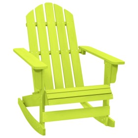 Adirondack Garden Rocking Chair Solid Green Fir Wood by vidaXL, Garden chairs - Ref: Foro24-315886, Price: 88,99 €, Discount: %