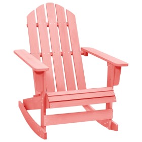 Adirondack-Gartenstuhl aus massivem rosa Fichtenholz von vidaXL, Gartenstühle - Ref: Foro24-315887, Preis: 89,99 €, Rabatt: %