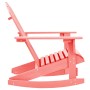 Adirondack garden rocking chair made of solid pink fir wood by vidaXL, Garden chairs - Ref: Foro24-315887, Price: 89,62 €, Di...