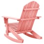 Adirondack-Gartenstuhl aus massivem rosa Fichtenholz von vidaXL, Gartenstühle - Ref: Foro24-315887, Preis: 89,62 €, Rabatt: %