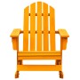 Adirondack Garden Rocking Chair Solid Orange Fir Wood by vidaXL, Garden chairs - Ref: Foro24-315888, Price: 75,24 €, Discount: %