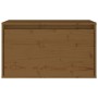 Armario de pared madera maciza de pino marrón miel 60x30x35 cm de vidaXL, Estantes y estanterías - Ref: Foro24-813451, Precio...