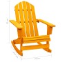 Adirondack Garden Rocking Chair Solid Orange Fir Wood by vidaXL, Garden chairs - Ref: Foro24-315888, Price: 75,24 €, Discount: %