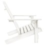 Silla Adirondack de jardín 2 plazas madera de abeto blanco de vidaXL, Sillas de jardín - Ref: Foro24-315899, Precio: 112,78 €...