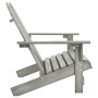 Adirondack garden bench 2-seater solid gray fir wood by vidaXL, Garden chairs - Ref: Foro24-315900, Price: 109,47 €, Discount: %