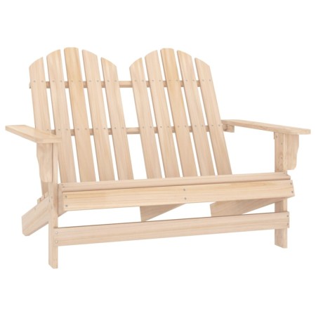 Adirondack garden bench, solid fir wood, 2 seats by vidaXL, Garden chairs - Ref: Foro24-315902, Price: 96,12 €, Discount: %