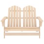 Adirondack garden bench, solid fir wood, 2 seats by vidaXL, Garden chairs - Ref: Foro24-315902, Price: 96,12 €, Discount: %