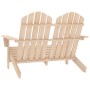 Adirondack garden bench, solid fir wood, 2 seats by vidaXL, Garden chairs - Ref: Foro24-315902, Price: 96,12 €, Discount: %