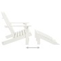 Silla Adirondack de jardín 2 plazas madera maciza abeto blanco de vidaXL, Sillas de jardín - Ref: Foro24-315909, Precio: 127,...