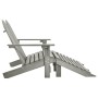 2-seater Adirondack garden chair in gray fir wood by vidaXL, Garden chairs - Ref: Foro24-315910, Price: 129,70 €, Discount: %