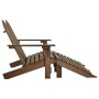 2-Sitzer Adirondack-Gartenstuhl aus braunem Tannenholz von vidaXL, Gartenstühle - Ref: Foro24-315911, Preis: 134,48 €, Rabatt: %