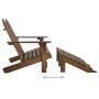 2-Sitzer Adirondack-Gartenstuhl aus braunem Tannenholz von vidaXL, Gartenstühle - Ref: Foro24-315911, Preis: 134,48 €, Rabatt: %