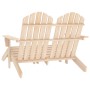 Silla Adirondack de jardín 2 plazas madera de abeto de vidaXL, Sillas de jardín - Ref: Foro24-315912, Precio: 119,21 €, Descu...