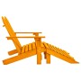 Silla Adirondack de jardín 2 plazas madera maciza abeto naranja de vidaXL, Sillas de jardín - Ref: Foro24-315918, Precio: 145...