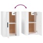 3-piece white plywood TV furniture set by vidaXL, TV Furniture - Ref: Foro24-3188382, Price: 108,84 €, Discount: %