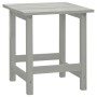 Silla con otomana y mesa jardín Adirondack abeto macizo gris de vidaXL, Conjuntos de jardín - Ref: Foro24-315920, Precio: 76,...