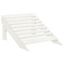 Silla con otomana y mesa jardín Adirondack macizo abeto blanco de vidaXL, Conjuntos de jardín - Ref: Foro24-315929, Precio: 8...