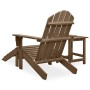 Adirondack chair with ottoman and garden table solid brown spruce by vidaXL, Garden sets - Ref: Foro24-315931, Price: 113,78 ...