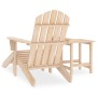 Adirondack garden chair with ottoman and solid pink spruce table by vidaXL, Garden sets - Ref: Foro24-315932, Price: 89,37 €,...