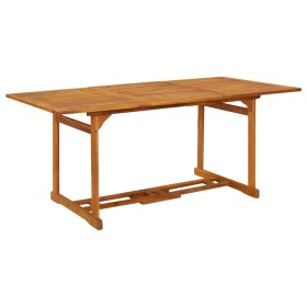 Garden dining table 180x90x75 cm solid acacia wood by vidaXL, Garden tables - Ref: Foro24-315945, Price: 210,99 €, Discount: %