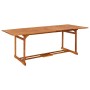 Mesa de comedor jardín 220x90x75 cm madera maciza de acacia de vidaXL, Mesas de jardín - Ref: Foro24-315946, Precio: 237,35 €...