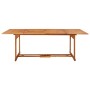 Mesa de comedor jardín 220x90x75 cm madera maciza de acacia de vidaXL, Mesas de jardín - Ref: Foro24-315946, Precio: 237,35 €...