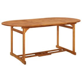 Garden dining table 180x90x75 cm solid acacia wood by vidaXL, Garden tables - Ref: Foro24-315948, Price: 193,99 €, Discount: %