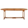 Mesa de comedor jardín 220x90x75 cm madera maciza de acacia de vidaXL, Mesas de jardín - Ref: Foro24-315949, Precio: 245,93 €...