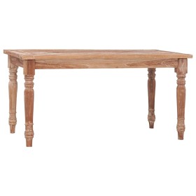 Batavia coffee table 90x50x45 cm solid bleached teak wood by vidaXL, Coffee table - Ref: Foro24-316036, Price: 108,74 €, Disc...