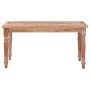 Mesa café Batavia 90x50x45 cm madera teca maciza blanqueada de vidaXL, Mesas de centro - Ref: Foro24-316036, Precio: 108,74 €...