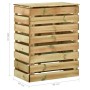 Compostador de láminas madera de pino impregnada 80x50x100 cm de vidaXL, Compostadores - Ref: Foro24-316062, Precio: 84,74 €,...