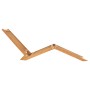 Solid teak wood sun lounger by vidaXL, Loungers - Ref: Foro24-316152, Price: 88,99 €, Discount: %