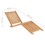 Solid teak wood sun lounger by vidaXL, Loungers - Ref: Foro24-316152, Price: 88,99 €, Discount: %