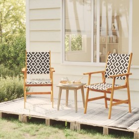 Garden chairs 2 units solid acacia wood by vidaXL, Garden chairs - Ref: Foro24-316249, Price: 90,99 €, Discount: %