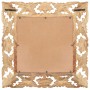 Brown hand carved mirror 50x50 cm solid mango wood by vidaXL, Mirrors - Ref: Foro24-321638, Price: 68,74 €, Discount: %