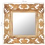 Brown hand carved mirror 50x50 cm solid mango wood by vidaXL, Mirrors - Ref: Foro24-321638, Price: 68,74 €, Discount: %