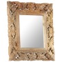 Brown hand carved mirror 50x50 cm solid mango wood by vidaXL, Mirrors - Ref: Foro24-321638, Price: 68,74 €, Discount: %