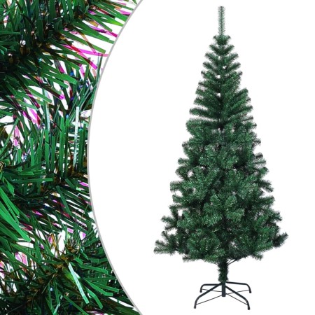 Künstlicher Weihnachtsbaum mit schillernden Spitzen aus grünem PVC, 120 cm von vidaXL, Weihnachtsbäume - Ref: Foro24-344638, ...